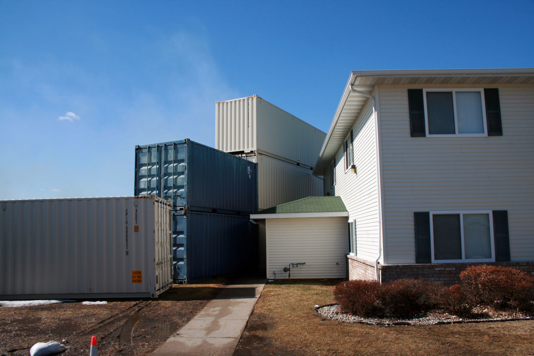 Investigation photos from 109 Knaup Drive explosion